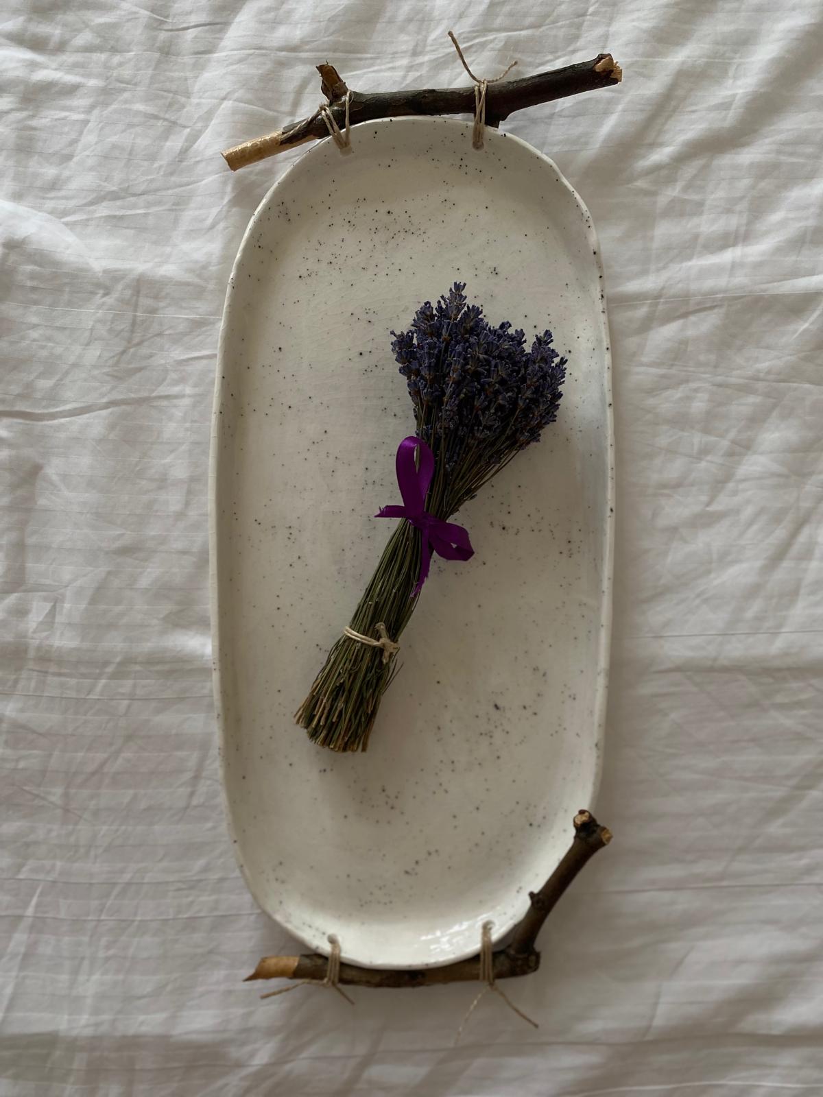 Handmade ceramic plate