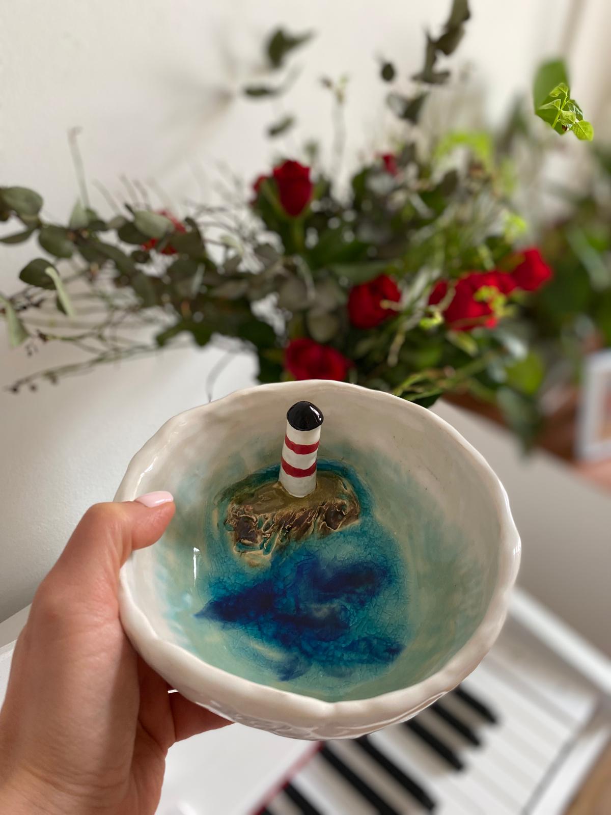 Handmade ceramic bowl