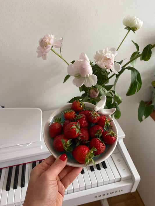 Handcrafted ceramic plate