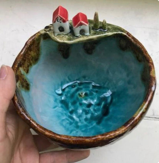 Handcrafted ceramic bowl