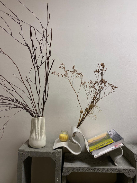 Handcrafted ceramic stand 