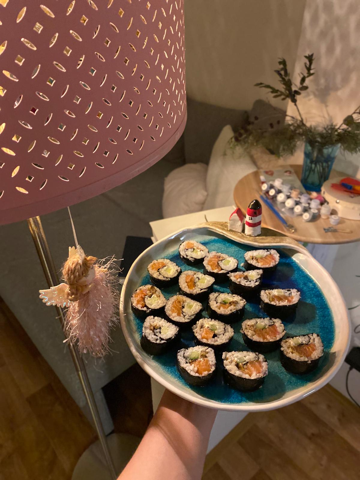 Handmade ceramic plate