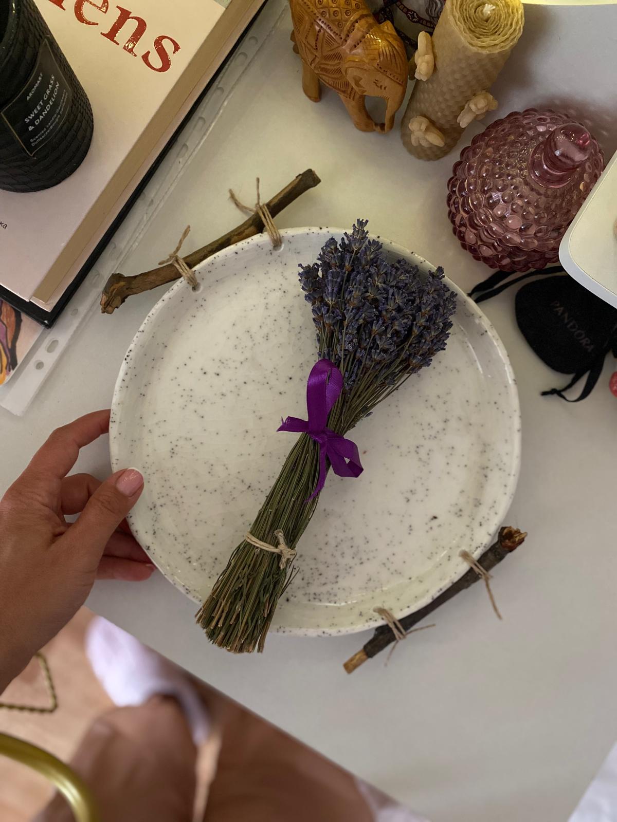Handmade ceramic plate