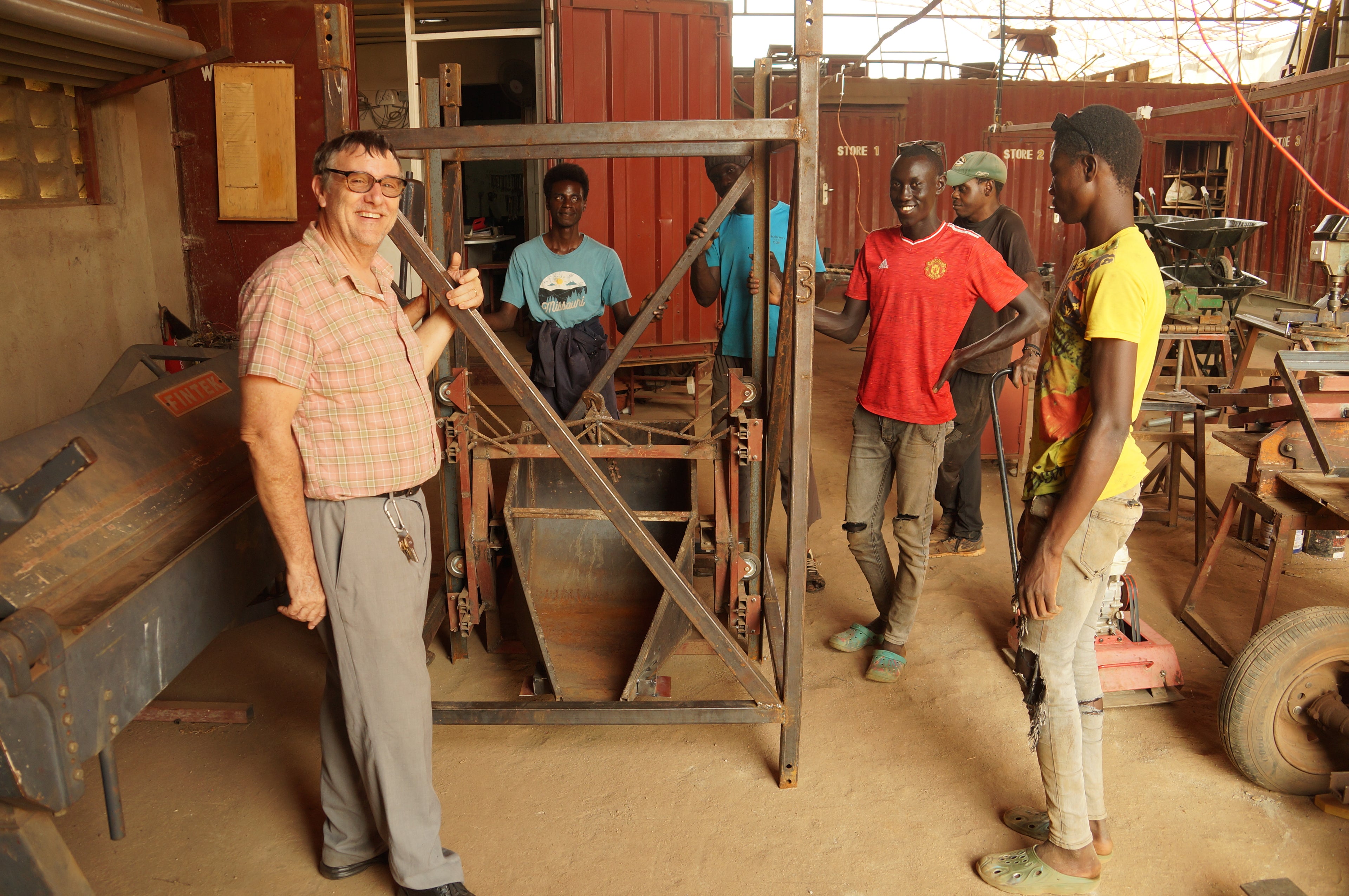 Dormitory construction at Kimbilio Village