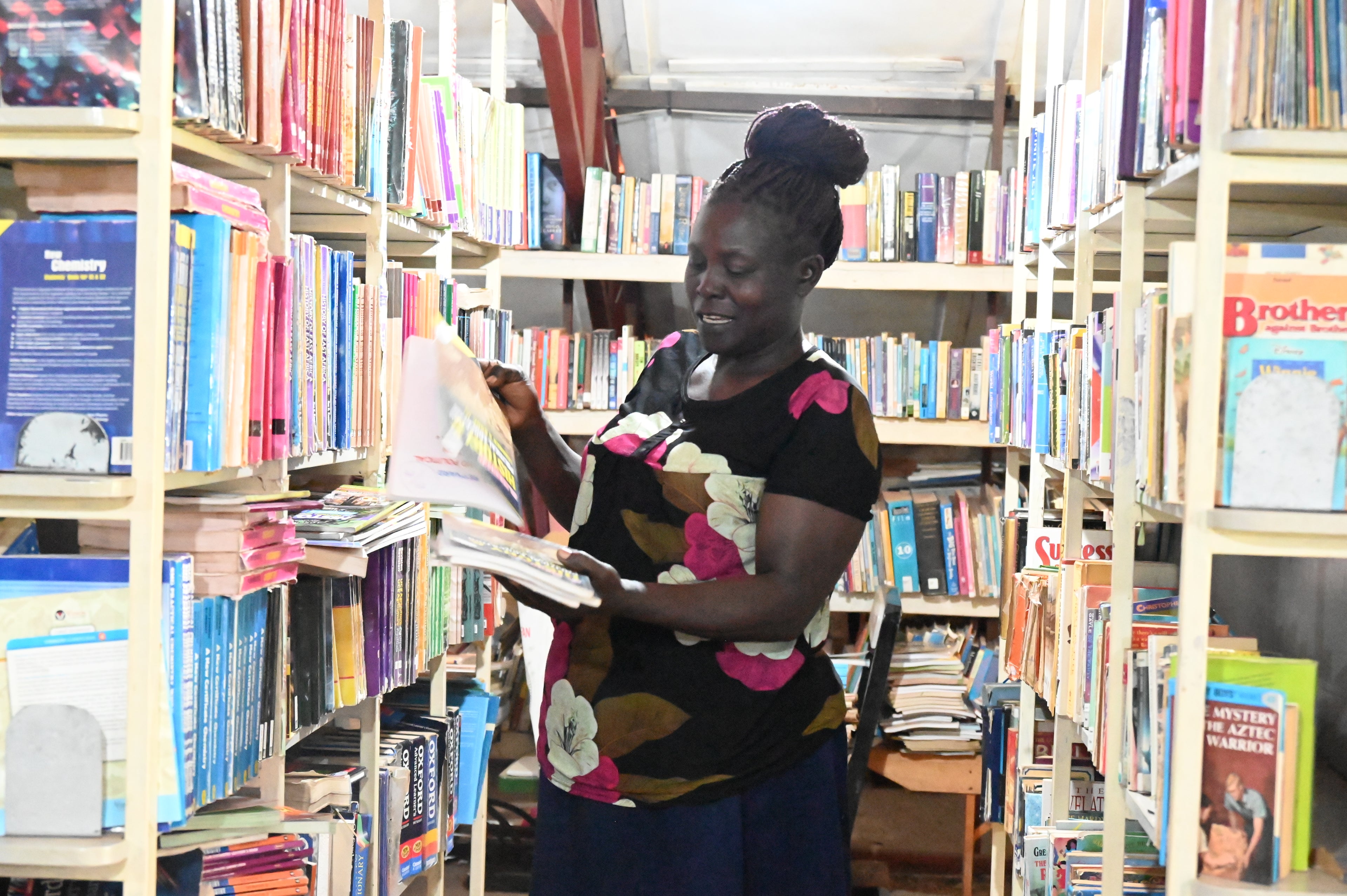 Kimbilio Primary School library