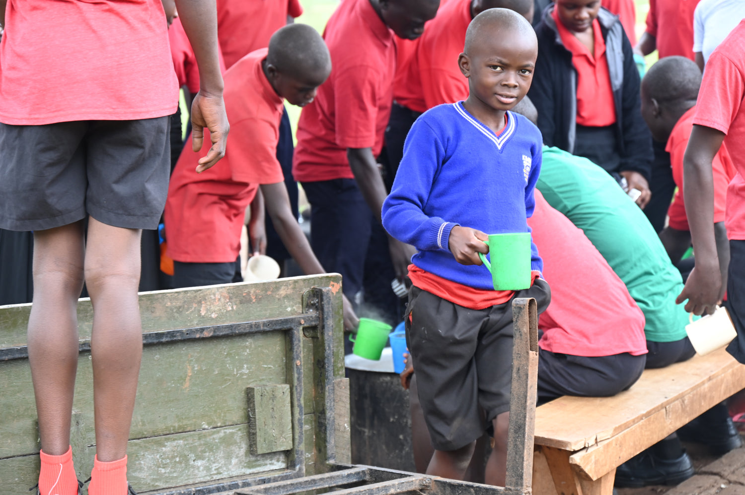 Children at Kimbilio Village in Uganda