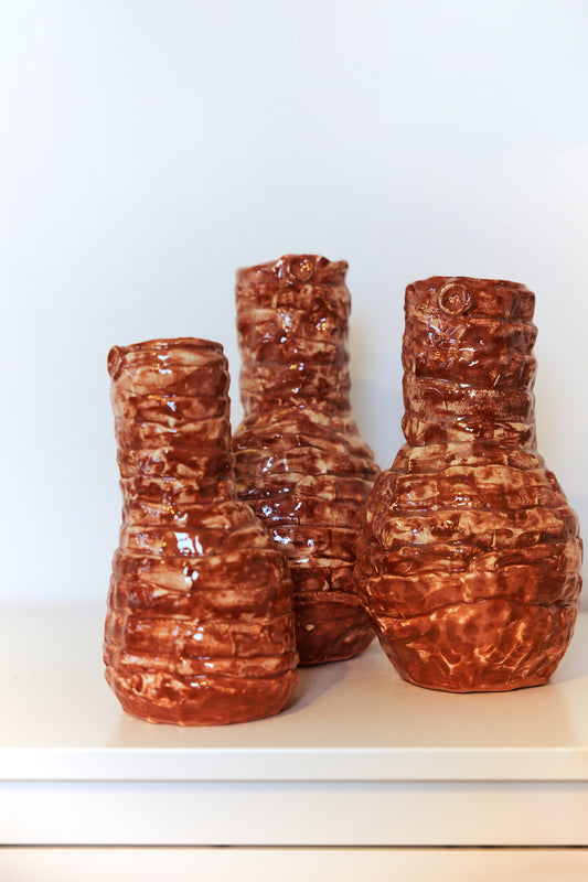 Three Vases. Series “The Earth of Africa”